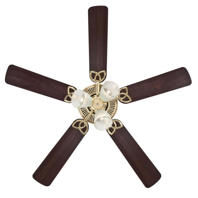 Westinghouse 7233800 Vintage 52-Inch Indoor Ceiling Fan with Dimmable LED Light Fixture