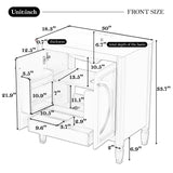 Bathroom Vanity With Sink With 2 Doors And Adjustable Shelf