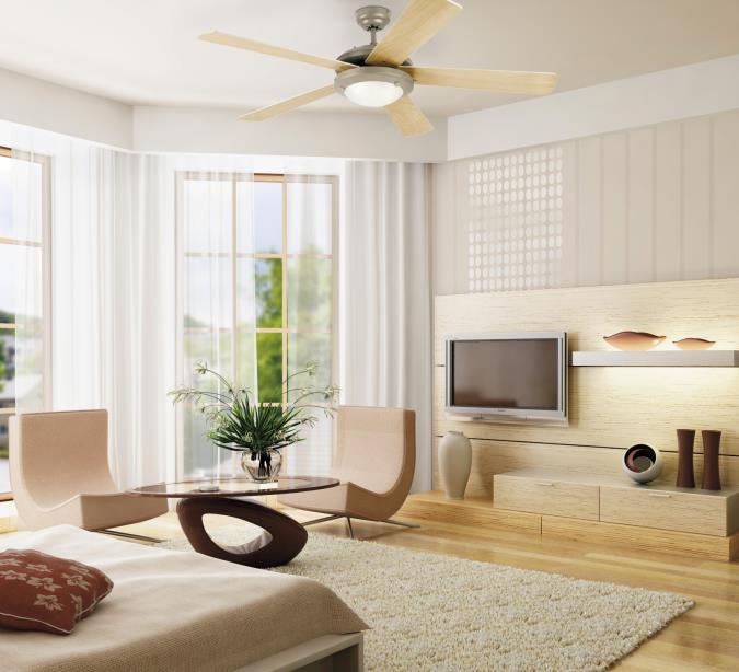 Westinghouse 7234100 Comet 52-Inch Indoor Ceiling Fan with Dimmable LED Light Fixture