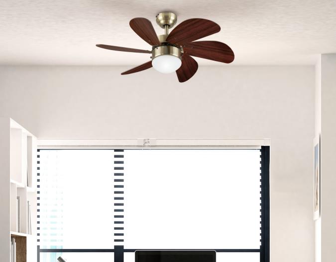 Westinghouse 7234700 Turbo Swirl 30-Inch Indoor Ceiling Fan with Dimmable LED Light Fixture
