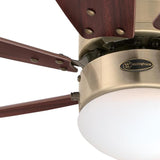 Westinghouse 7234700 Turbo Swirl 30-Inch Indoor Ceiling Fan with Dimmable LED Light Fixture
