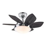 Westinghouse 7236600 Quince 24-Inch Indoor Ceiling Fan with Dimmable LED Light Fixture