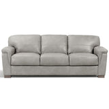 Cornelia - Sofa - Pearl Gray Leather