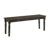 Claudia II - Bench - Weathered Gray