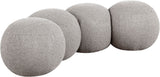 Apollo - Boucle Fabric Bench