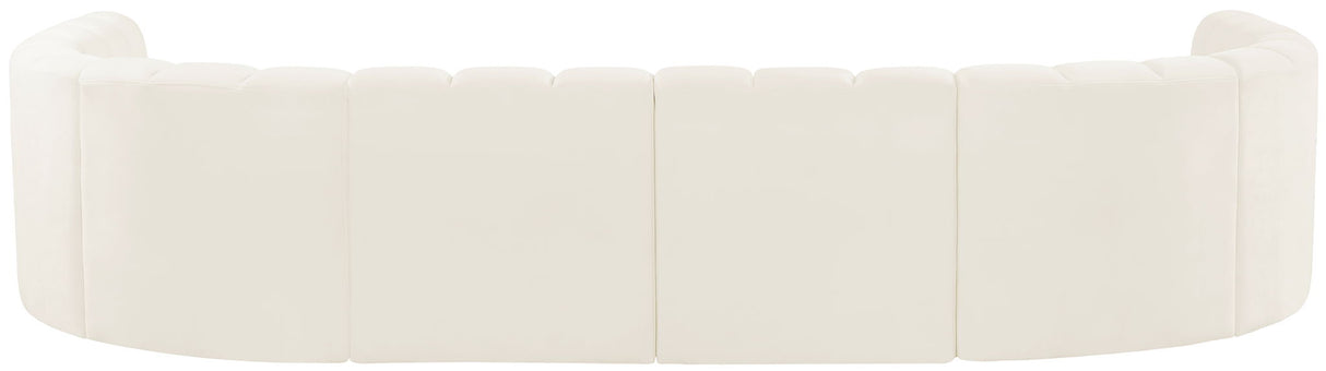 Arc - Velvet Modular U-Shaped Sectional