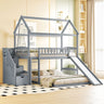 House Bunk Bed With Slide