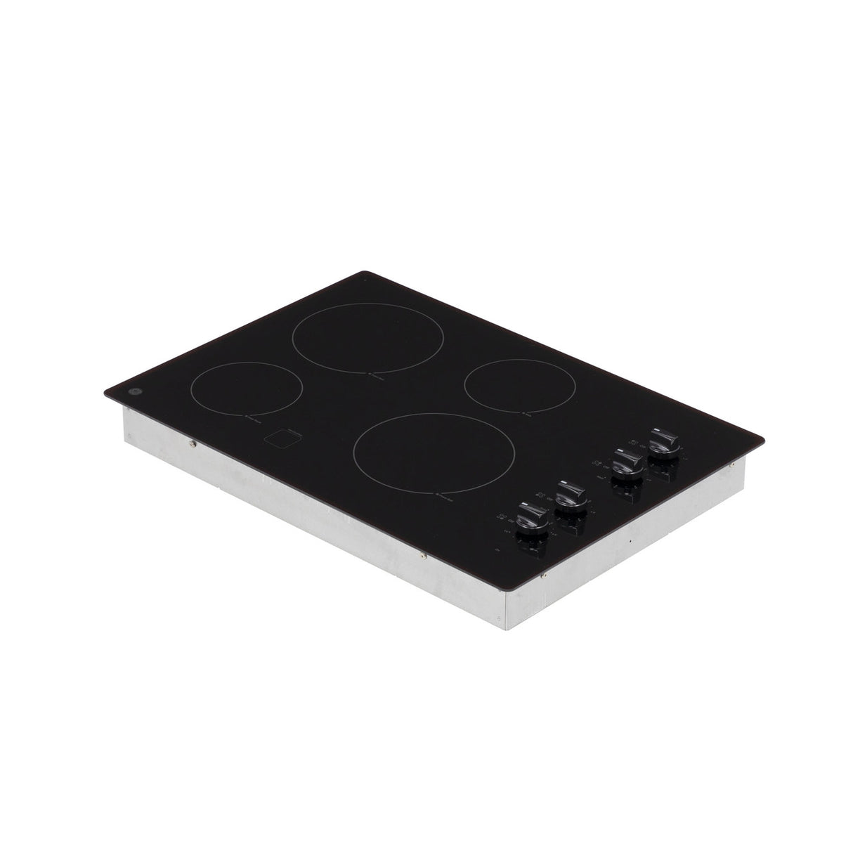 GE JP3030DWBB electric cooktop — kitchen installation
