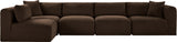 Shaggy - 5 Piece Modular Sectional