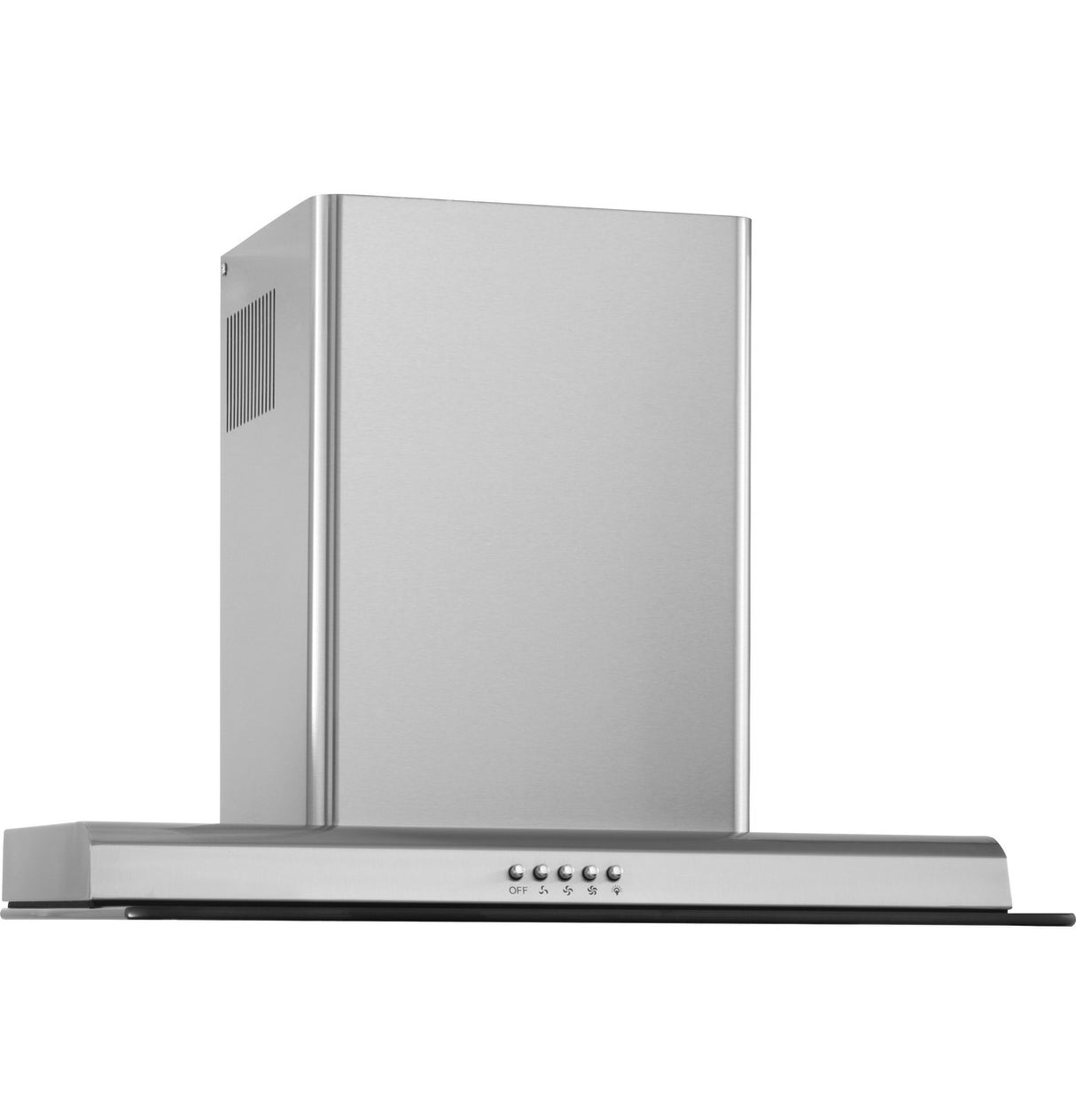 GE UVW7241SNSS chimney range hood side view
