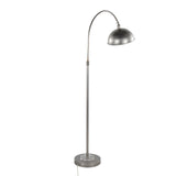 Emery - Metal Floor Lamp - Vintage Metal, Clear Crystal
