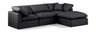 Indulge - Faux Leather 4 Piece Modular Sectional With Chaise