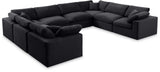 Comfy - 8 Piece Velvet Modular Sectional