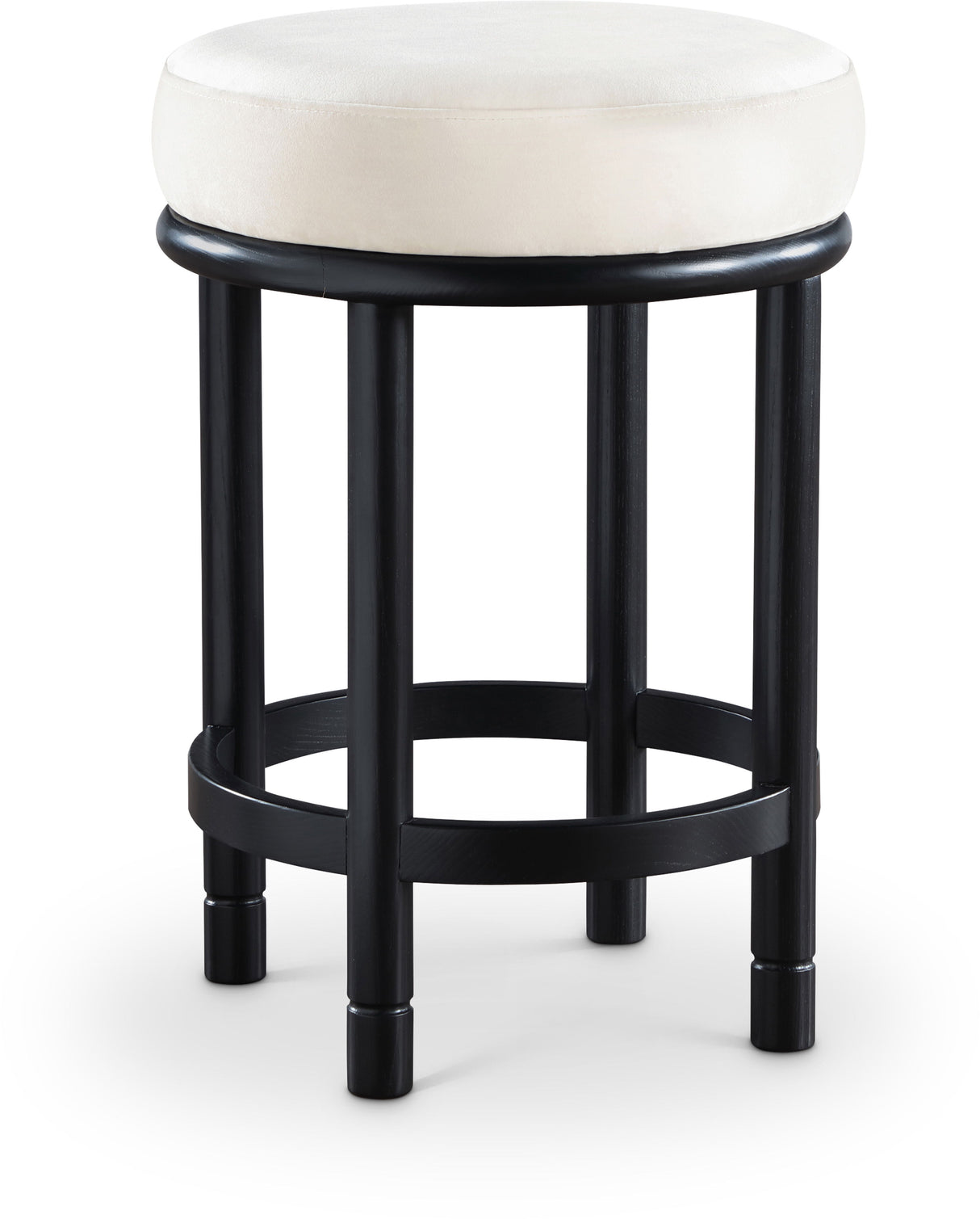 Monette - Counter Stool With Black Base