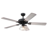 Westinghouse 7304800 Scholar 52-inch Indoor Ceiling Fan with Dimmable LED Light Fixture