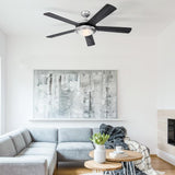 Westinghouse 7305400 Comet 52-inch Indoor Ceiling Fan with Dimmable LED Light Fixture