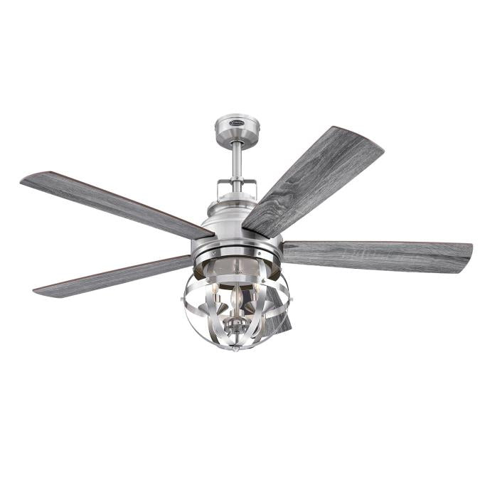 Westinghouse 7305700 Stella Mira 52-inch Indoor Ceiling Fan with Dimmable LED Light Fixture