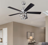 Westinghouse 7305700 Stella Mira 52-inch Indoor Ceiling Fan with Dimmable LED Light Fixture