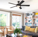 Westinghouse 7307200 Comet 52-Inch Indoor Ceiling Fan with Integrated Dimmable LED Light Fixture