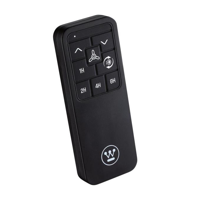 Westinghouse 73158LE Jax Industrial-Style 72-Inch Three-Blade Indoor/Outdoor Ceiling Fan, Matte Black Finish, DC Motor, Remote Control Included