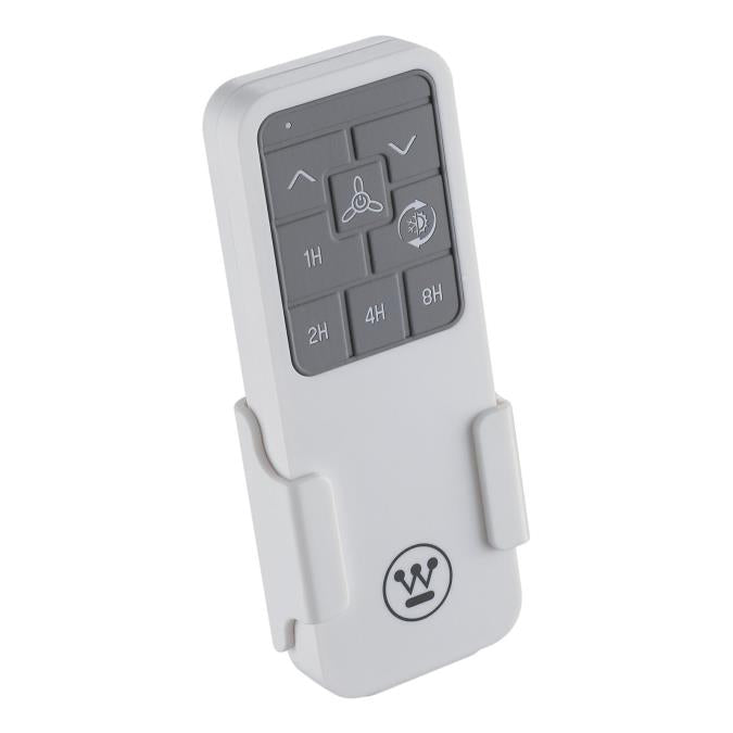 Westinghouse 73159LE Jax Industrial-Style 72-Inch Three-Blade Indoor/Outdoor Ceiling Fan, Matte White Finish, DC Motor, Remote Control Included