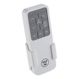 Westinghouse 73159LE Jax Industrial-Style 72-Inch Three-Blade Indoor/Outdoor Ceiling Fan, Matte White Finish, DC Motor, Remote Control Included