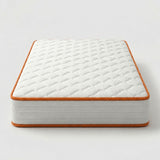 6" Medium Feel Comfort Foam Mattress With Textured Quilted Cover - White - Twin