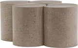 Dimple - 4 Piece Modular Coffee Table - Terazzo Finish