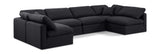 Indulge - Linen 6 Piece Modular U-Shaped Sectional