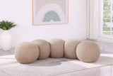 Apollo - Boucle Fabric Bench