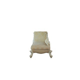 Picardy - Chaise Lounge With 2 Pillows - Pattern Fabric & Antique Pearl