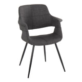 Vintage Flair - Chair (Set of 2) - Dark Gray And Black