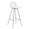 Stylish Upholstered Bar Chairs With Metal Leg