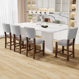 Mid Century Modern Bar Stools, Upholstered Counter Chairs