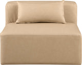 Cube - Armless Chair - Tan