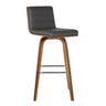 Vienna - 30" Swivel Bar Stool - Walnut Wood