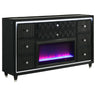 Mika - 8 Drawer LED Fireplace Dresser