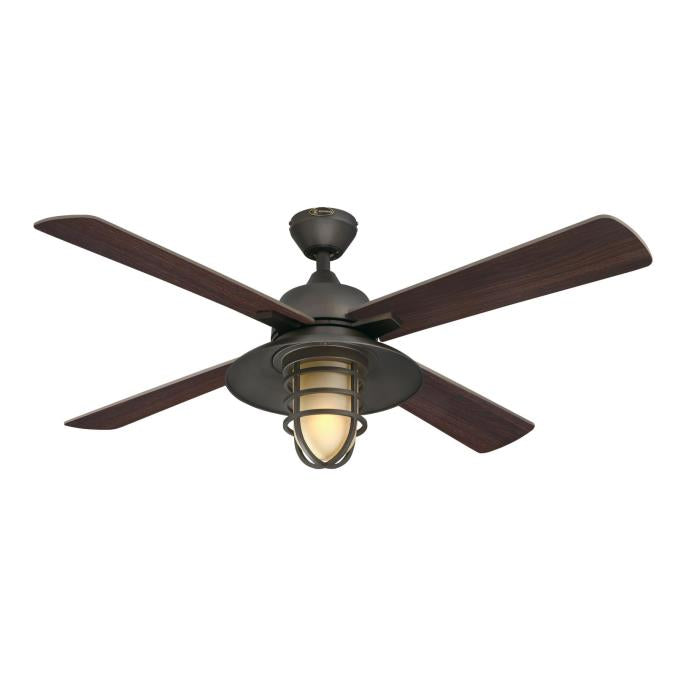 Westinghouse 74005B00 Porto 52-Inch Indoor Smart WiFi Ceiling Fan with Dimmable LED Light Fixture