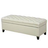 Juliana - Storage Ottoman With Birch Legs