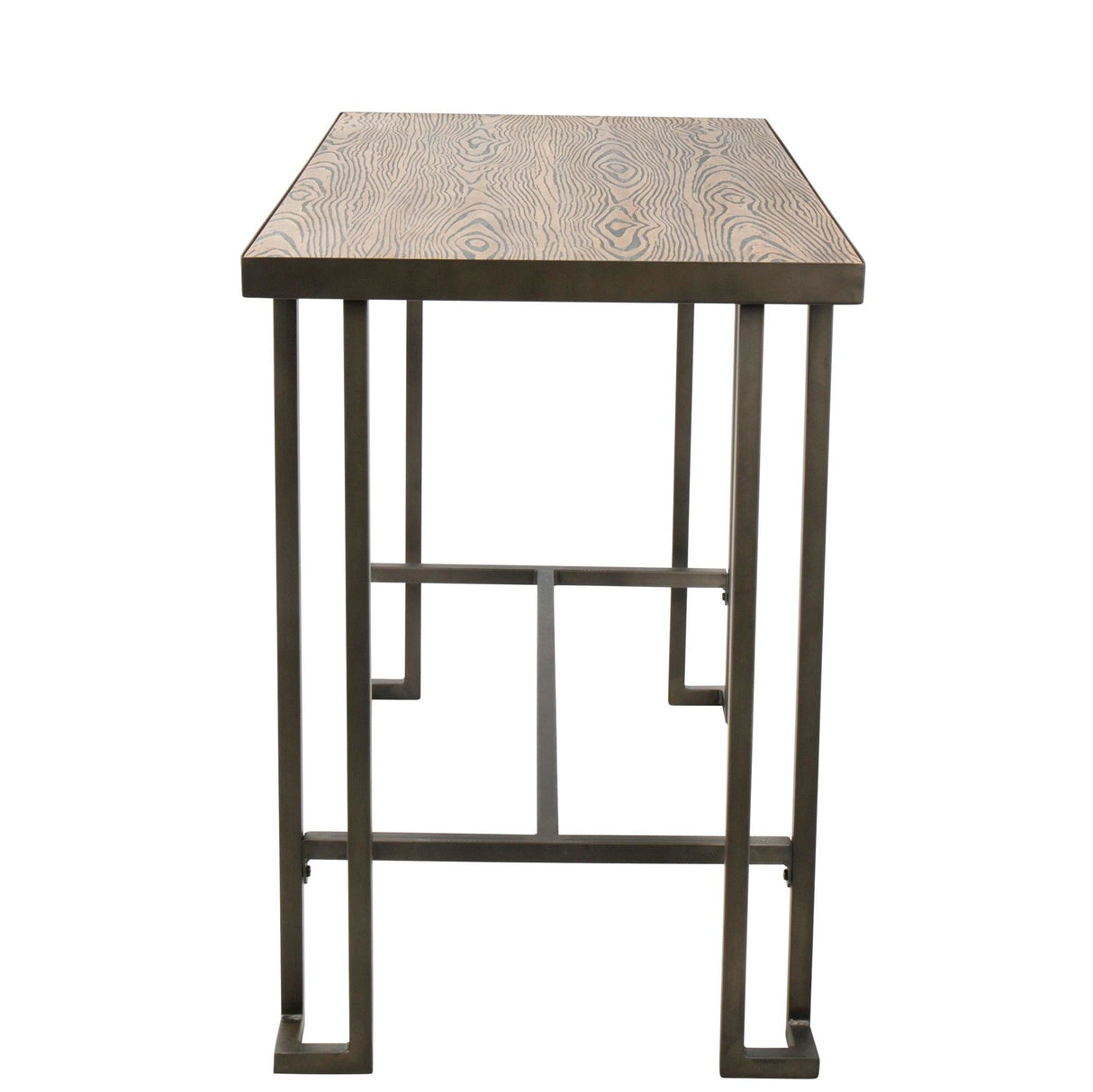 Roman - Counter Table - Antique And Brown