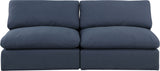 Comfy - Linen Modular Armless Sofa 2 Seats