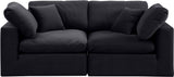 Comfy - Velvet Modular Sofa 2 Seats