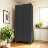 Shapely Doors Cabinet, Metal Storage Cabinet With Doors And Adjustable Shelves