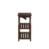 Wasaki - Accent Table With USB - Espresso