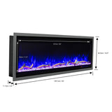 Electric Fireplace, Smart Controls
