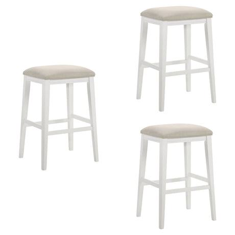 Jane - Contemporary Transitional Wood Bar Height Kitchen Bar Stool