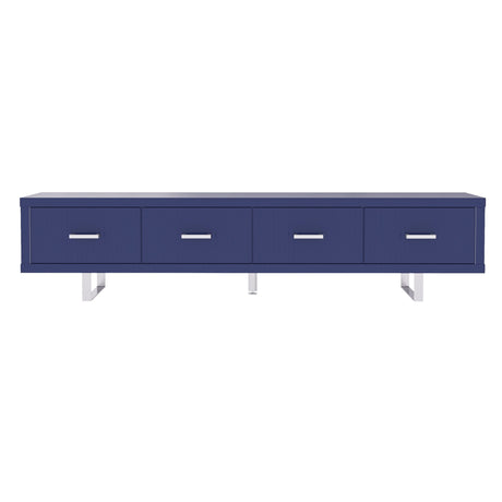 TV Stand With Slatted Drawers