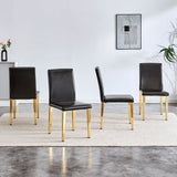 Elegant Upholstered Chairs With Metal Legs