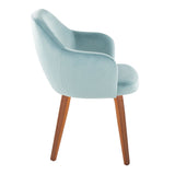 Buena - Dining Chair (Set of 2) - Walnut Wood Legs