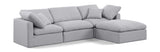 Indulge - Linen 4 Piece Modular Sectional With Chaise